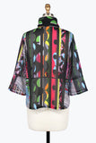 DAMEE MIXED-PATTERN JACKET - 5058-MLT