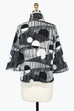 DAMEE ABSTRACT ART SEERSUCKER JACKET - 5062-BLK