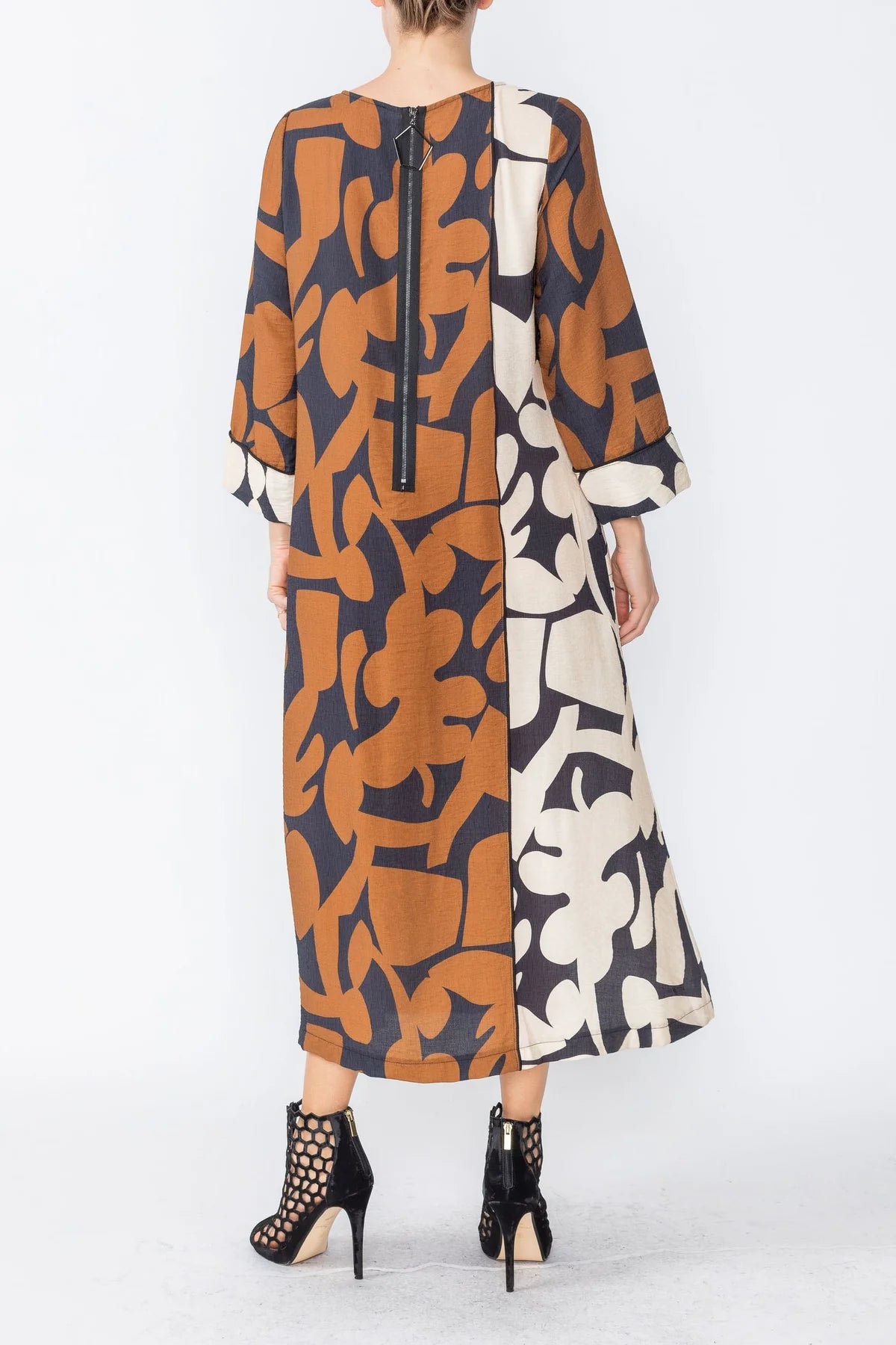 IC Collection Dress - 5063D- COCOA
