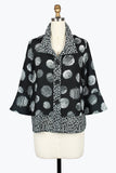 DAMEE DOTS&CHEETAH PATTERN JACKET - 5067-BLK