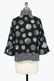 DAMEE DOTS&CHEETAH PATTERN JACKET - 5067-BLK