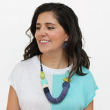 SYLCA Blue Calista Statement Necklace