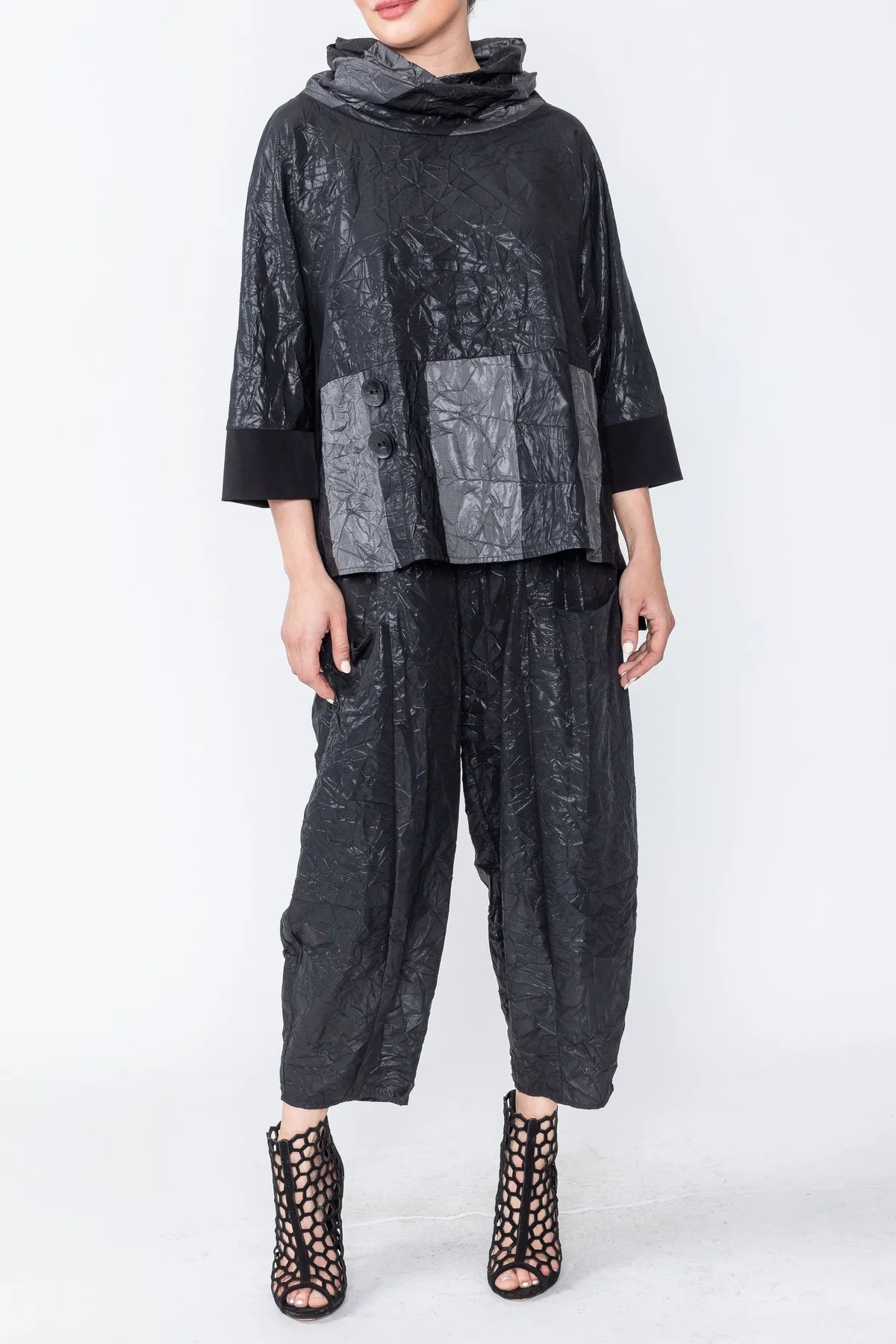 IC Collection Tunic- 5084T- BLACK