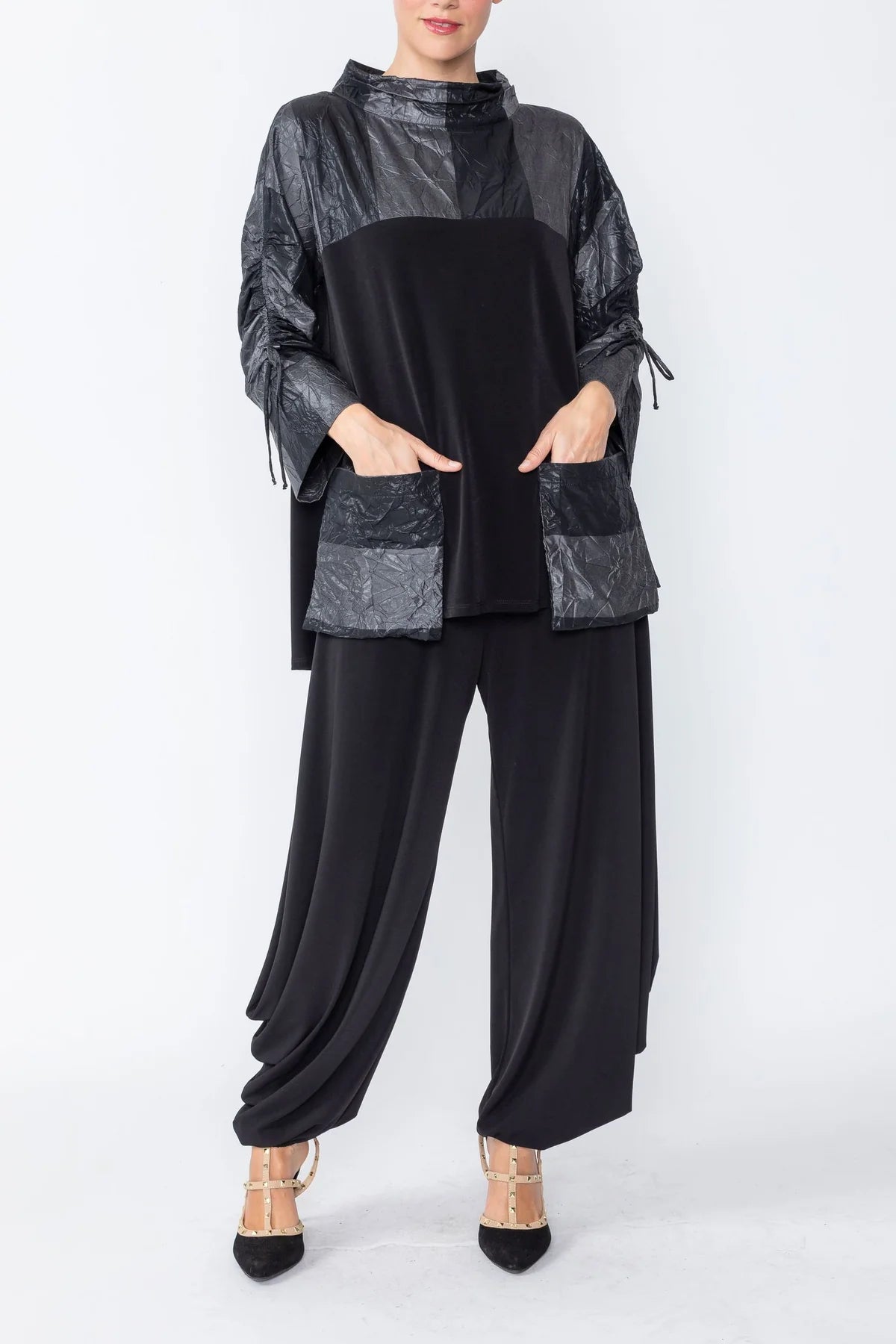 IC Collection Tunic- 5089T- BLACK