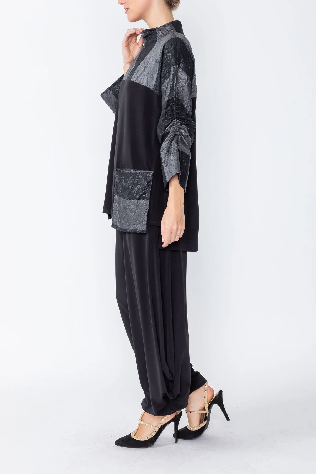 IC Collection Tunic- 5089T- BLACK