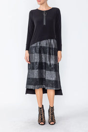 IC Collection Dress - 5093D - BLACK
