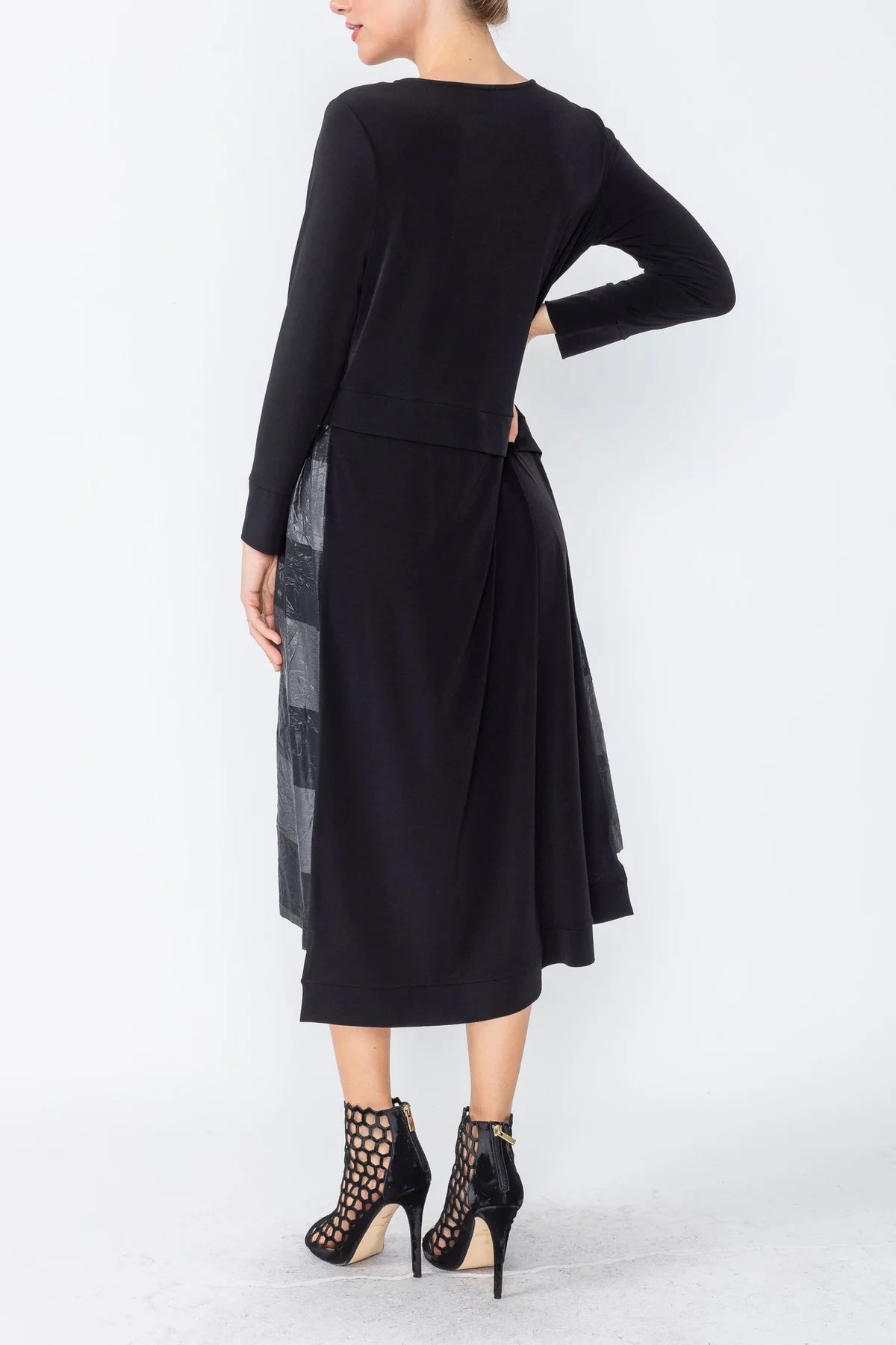 IC Collection Dress - 5093D - BLACK