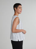 CUT LOOSE - Pinstripe Linen Shell - 5145331Sp