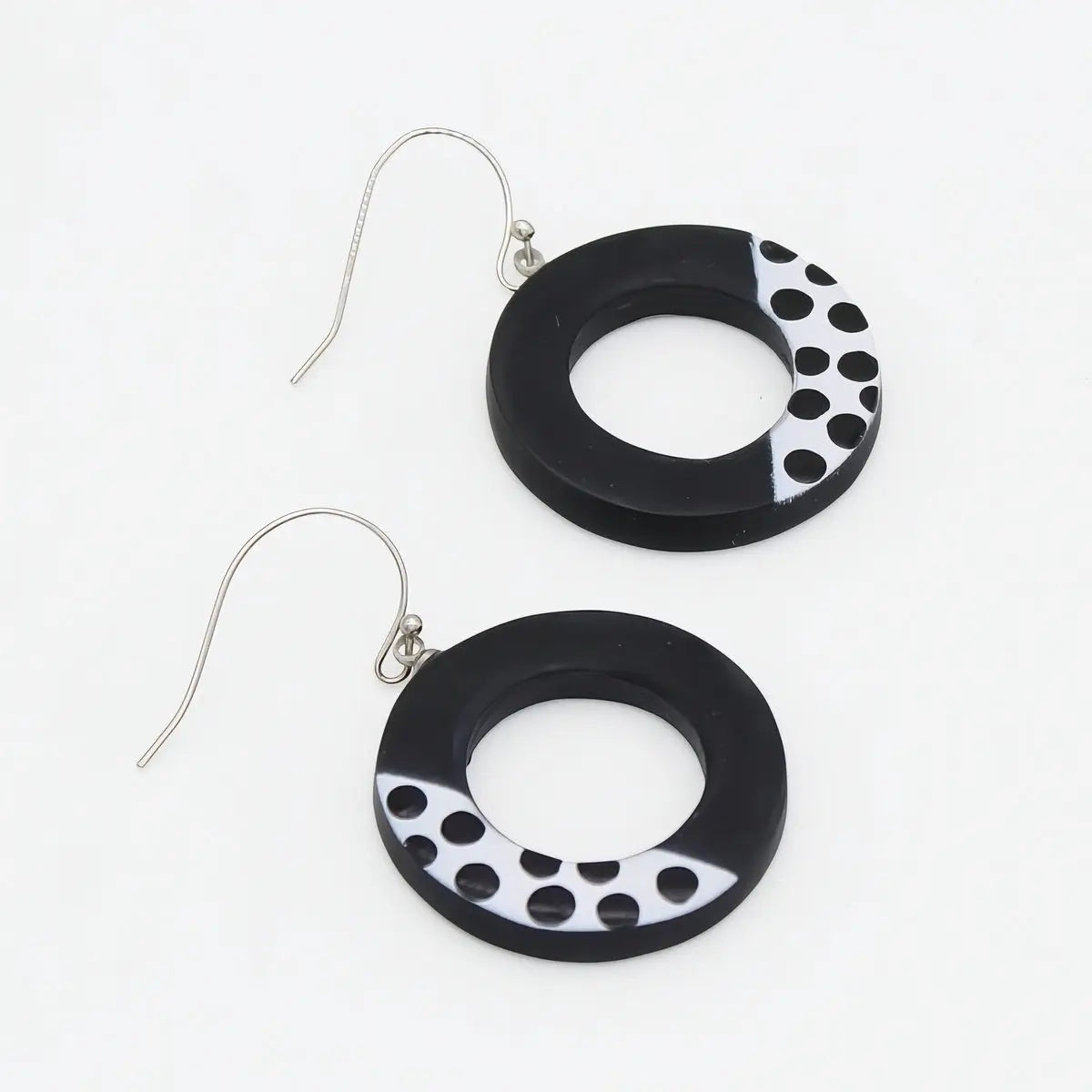 SYLCA Black Inez Earrings - LS25E10 - BLACK