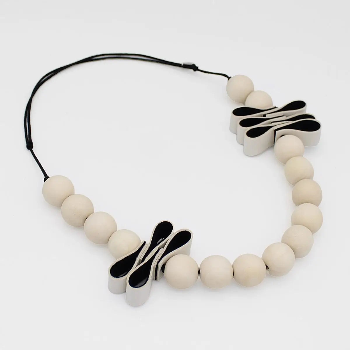 SYLCA White Rustic Fusion Statement Necklace