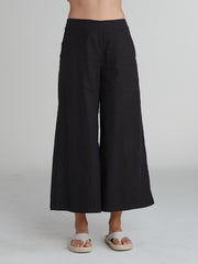 CUT LOOSE - Linen Tencel Flare Pant - 5452405