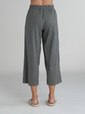 CUT LOOSE - Linen Tencel Crop Wide Leg Pant - 5452538Sp