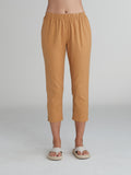 CUT LOOSE - Linen Tencel Taper Crop Pant - 5452734Sp