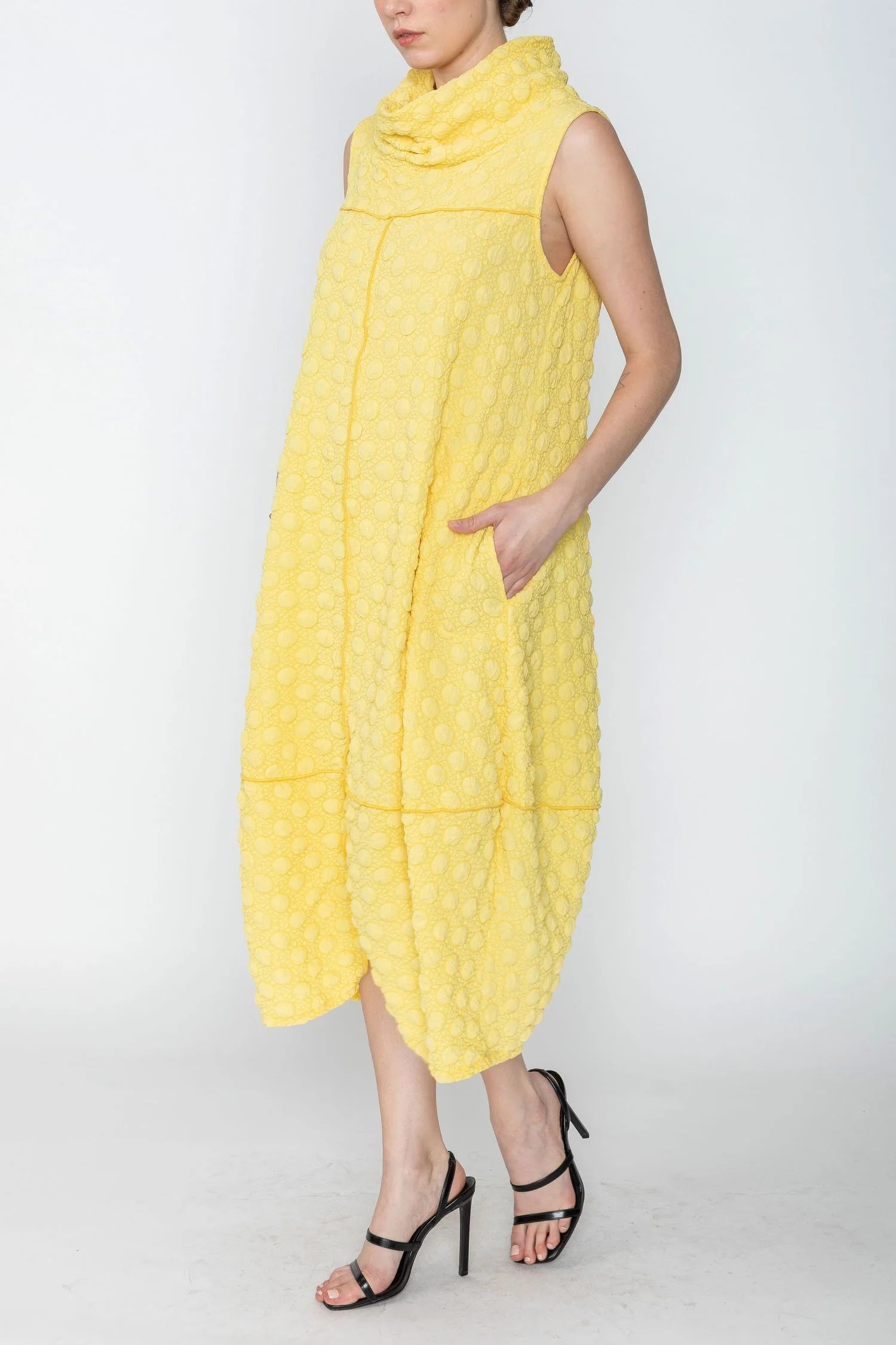 IC Collection Dress - 5466D - YELLOW
