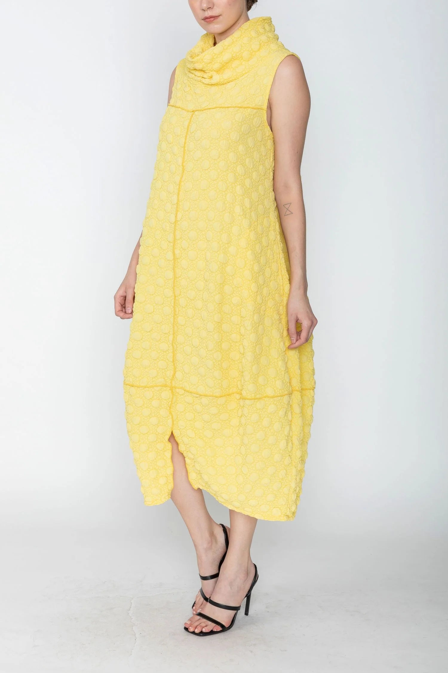 IC Collection Dress - 5466D - YELLOW