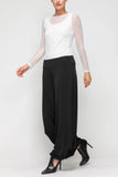 IC COLLECTION Pants - 5587P - BLACK