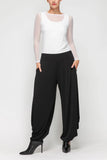 IC COLLECTION Pants - 5587P - BLACK