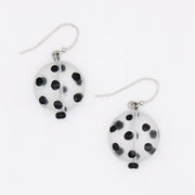 SYLCA Frosted Polka Dot Drift Earrings - LS26E05 - FROSTED