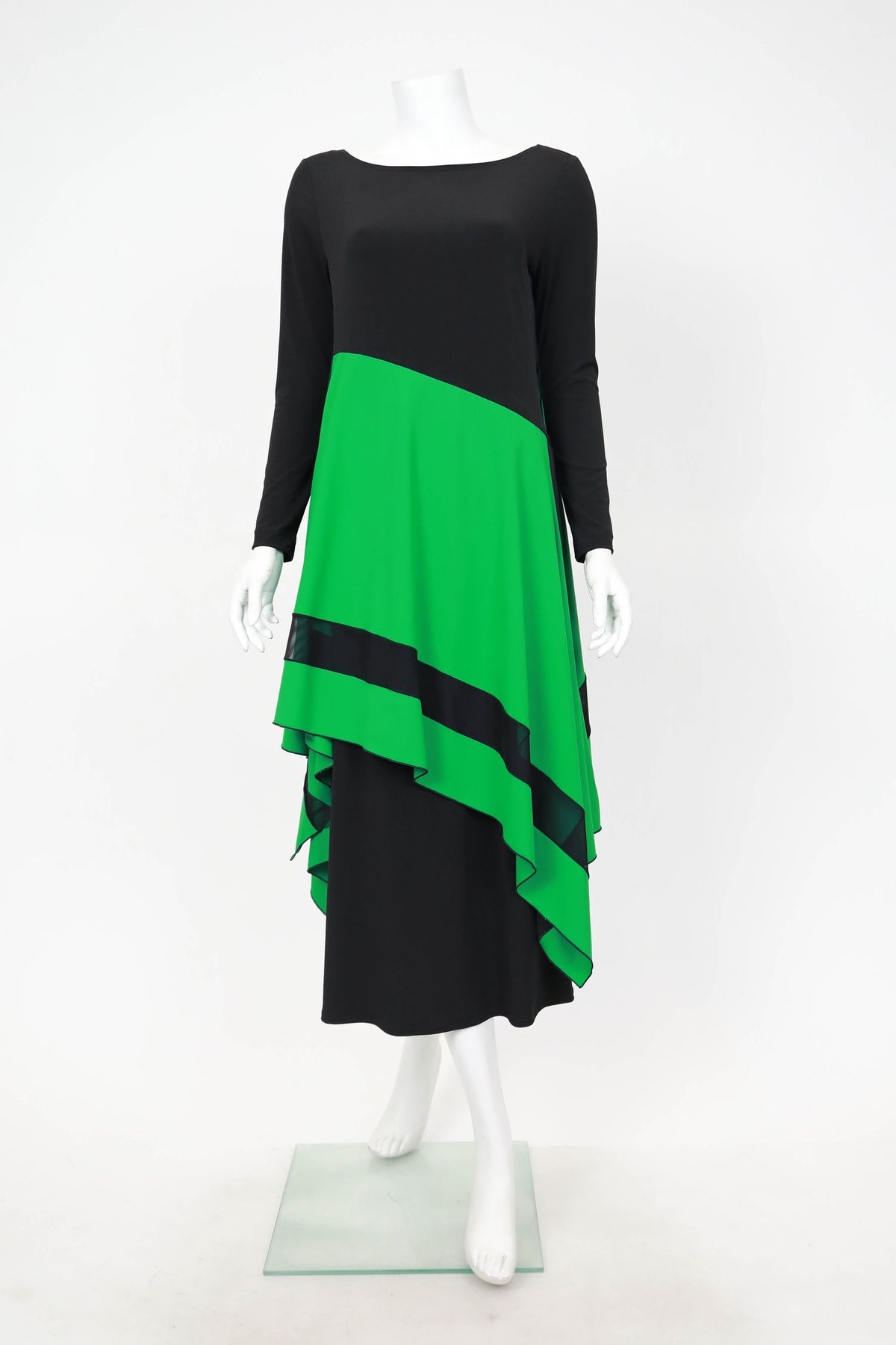 IC COLLECTION Dress - 5610D - GREEN