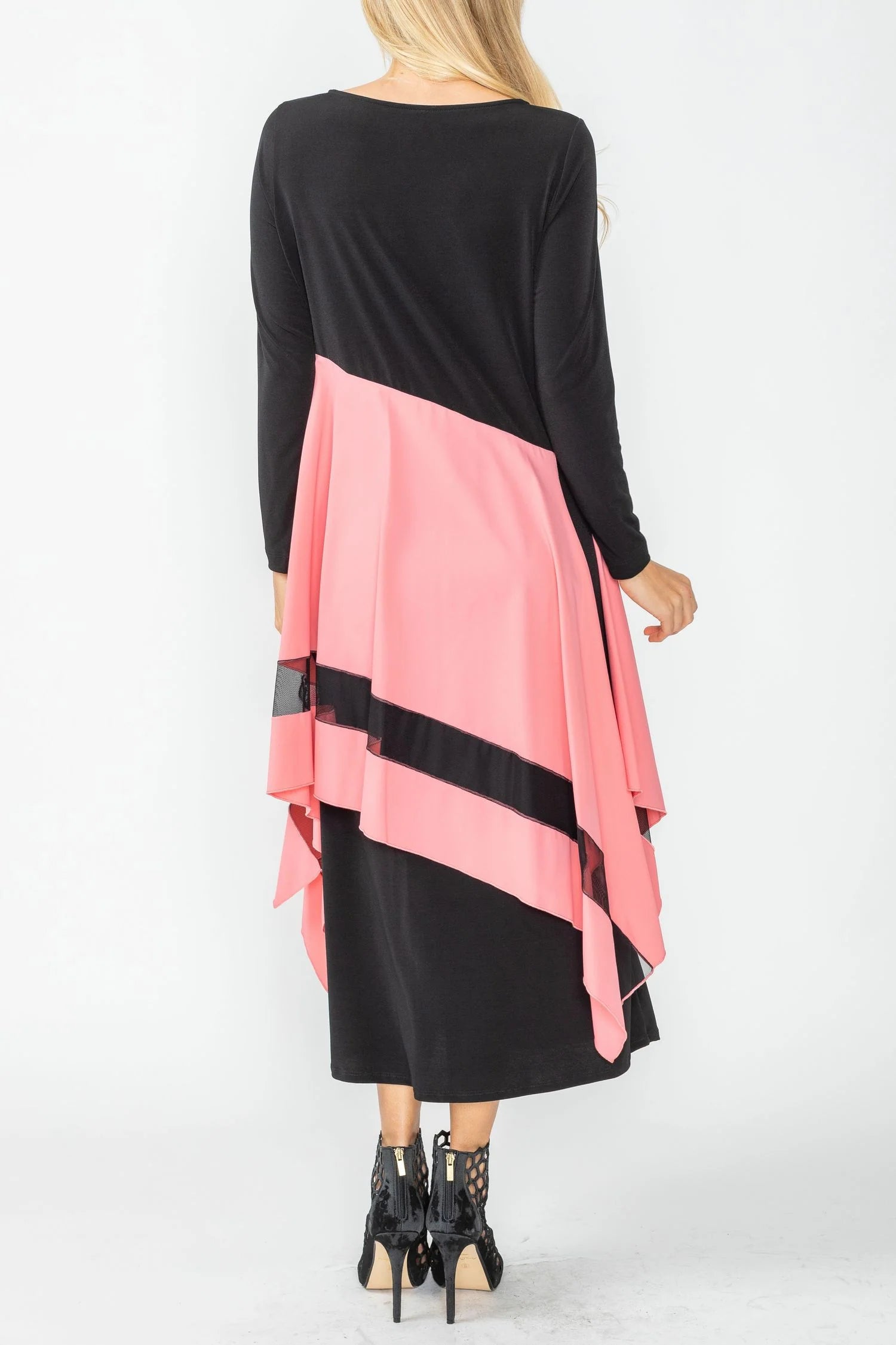 IC COLLECTION DRESS - 5610D - ROSE