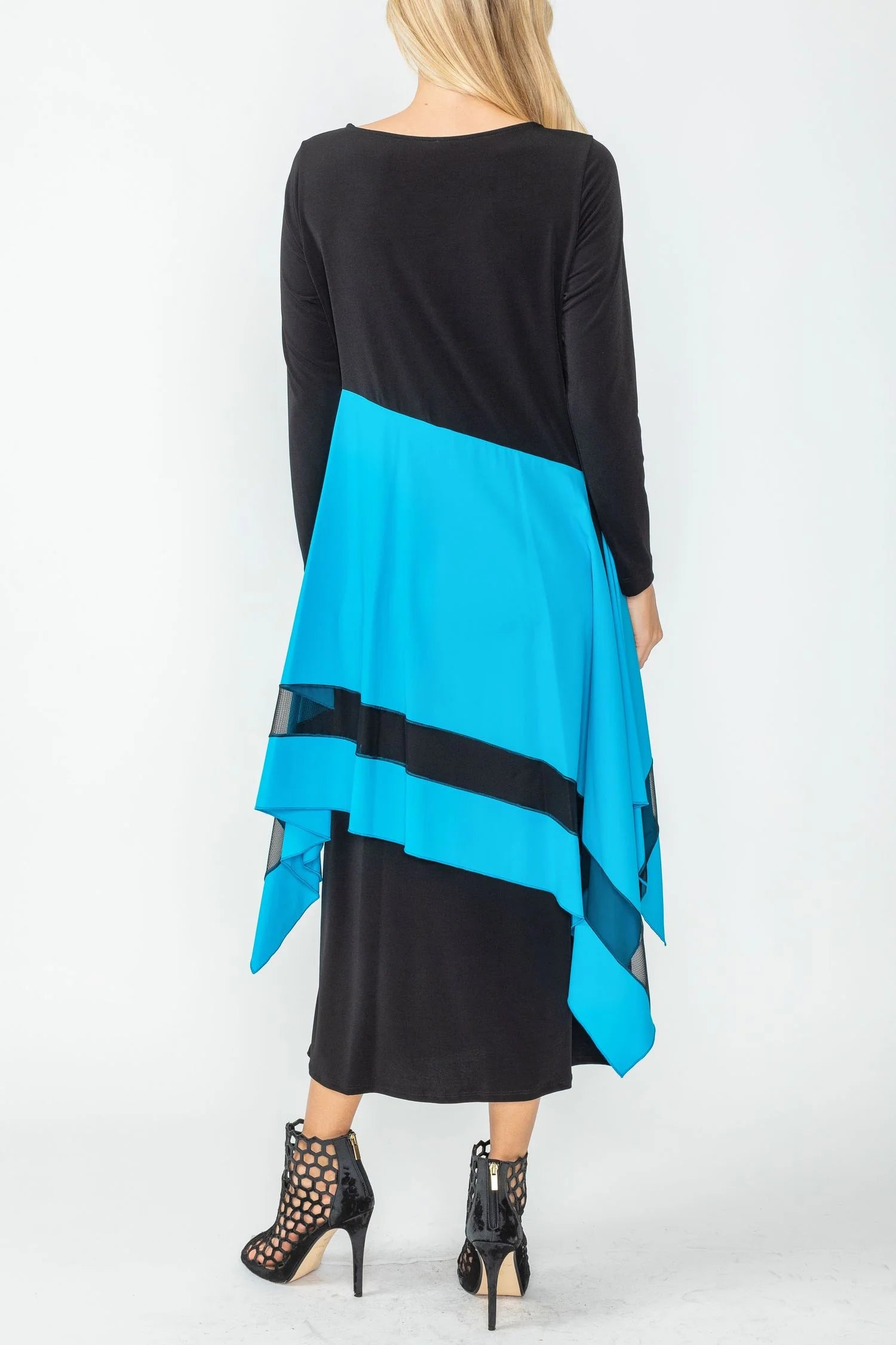 IC COLLECTION DRESS - 5610D - TURQ