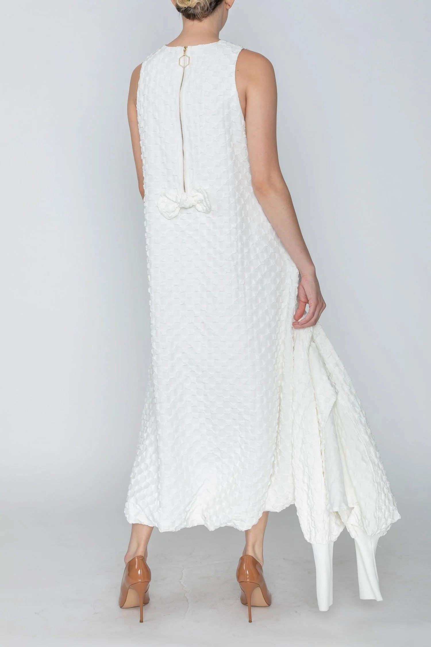 IC Collection Dress - 5635D - WHITE