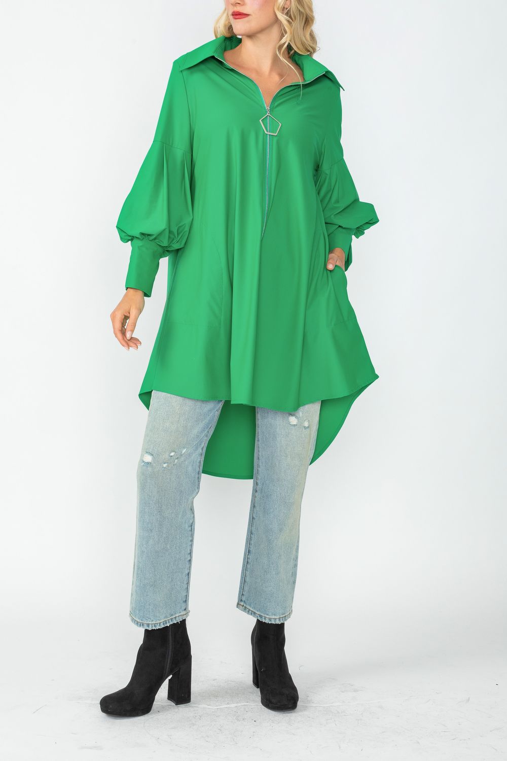 IC COLLECTION Jacket - 5672J - GREEN