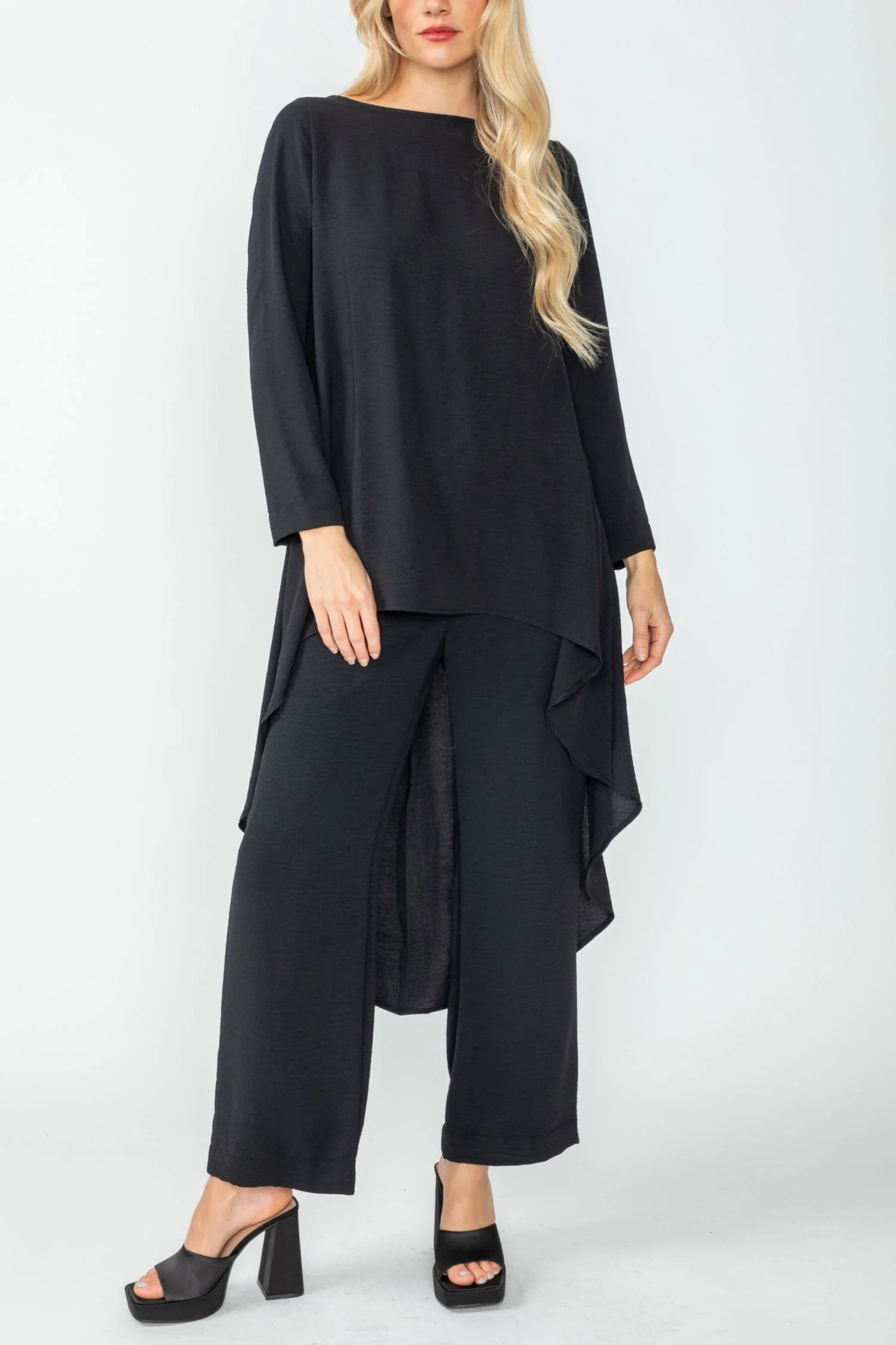 IC Collection Tunic- 5680T- BLACK