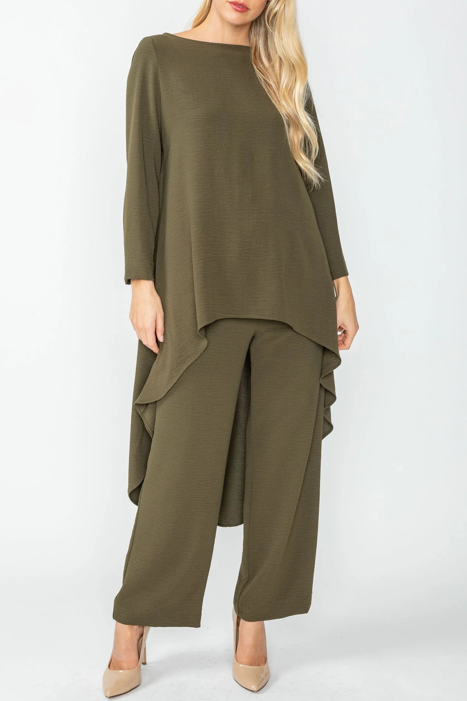 IC Collection Tunic- 5680T- OLIVE