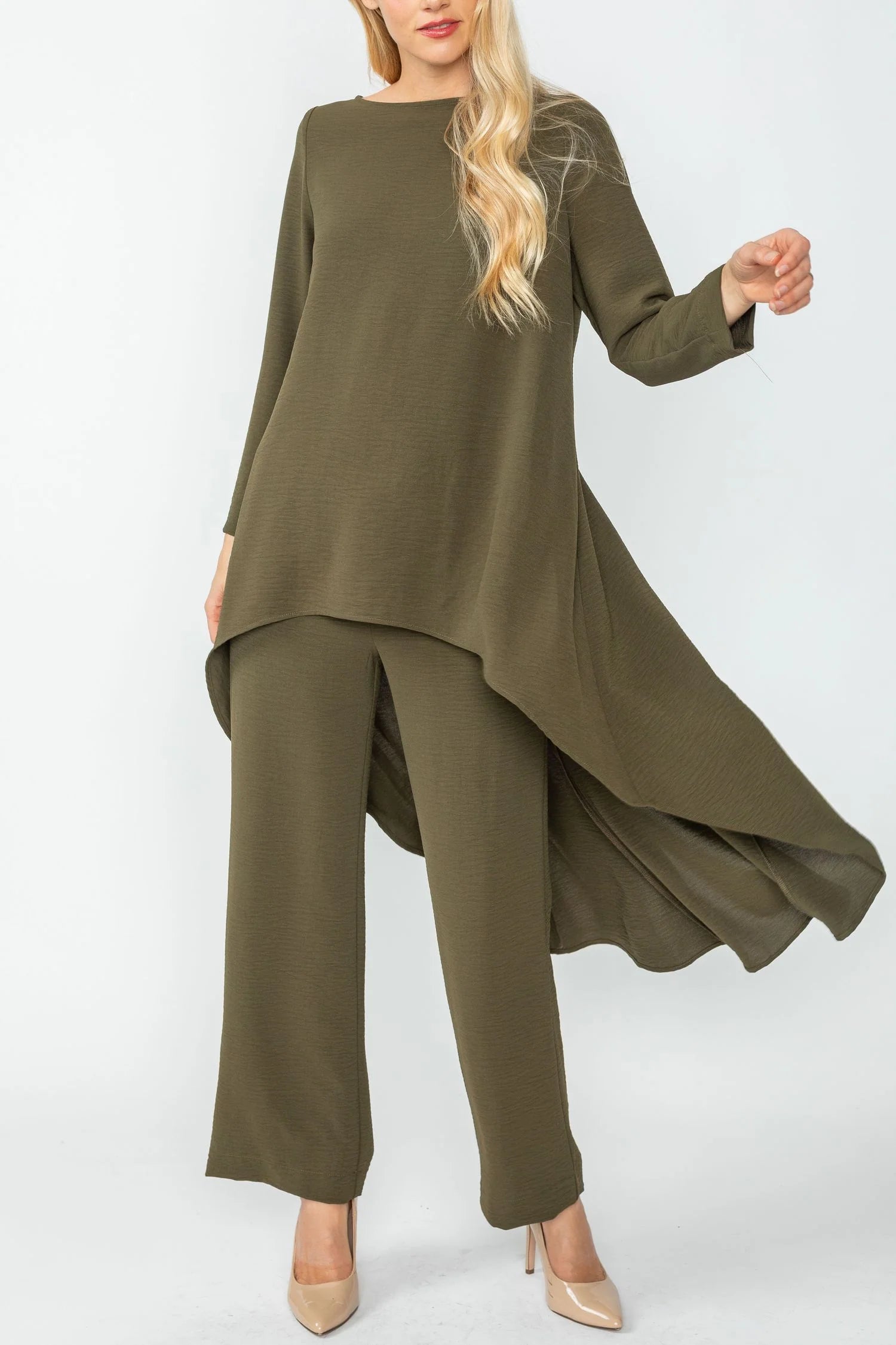 IC Collection Tunic- 5680T- OLIVE