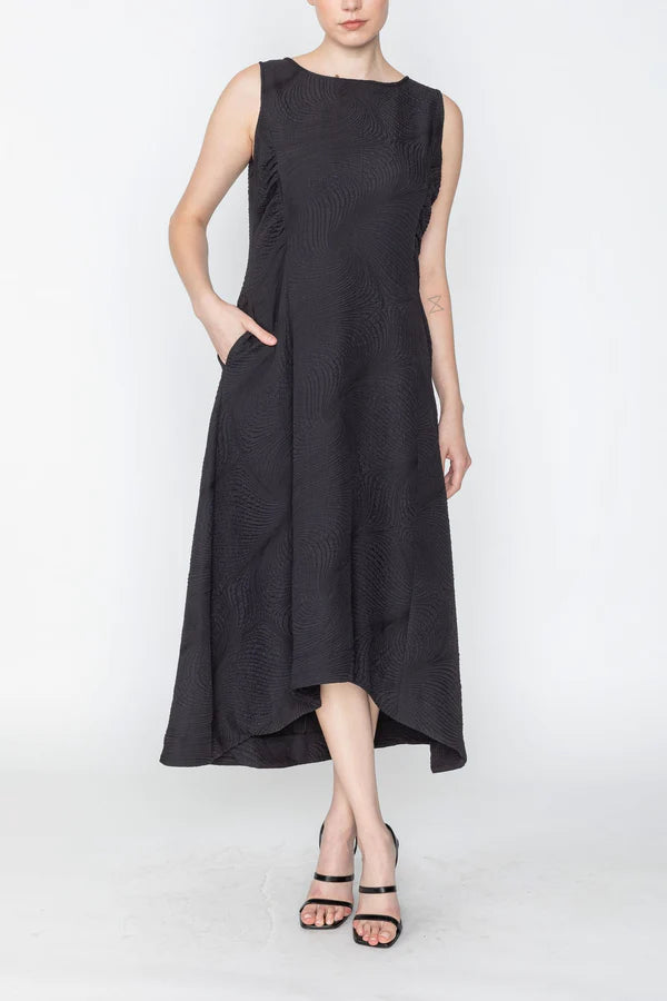 IC COLLECTION DRESS - 5715D - BLACK