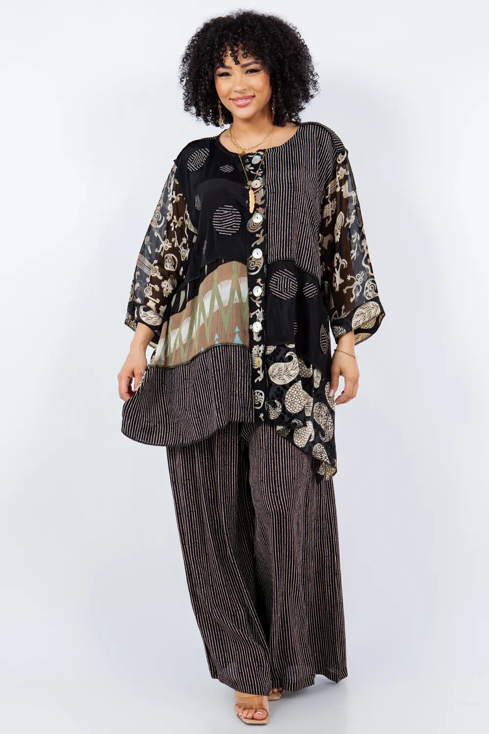 Sterling Style Short Happy Coat - 5775SHC BLACK