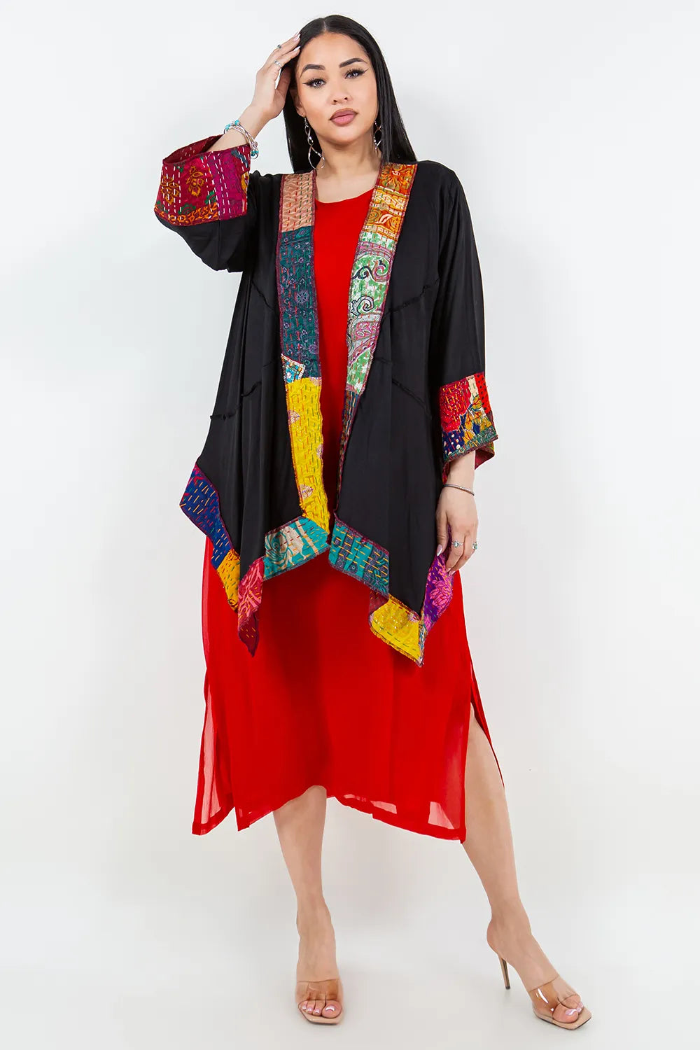 Sterling Style Short Butterfly Jacket - 5782SBJ BLACK/MULTI