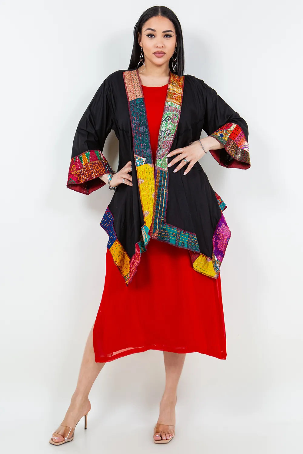 Sterling Style Short Butterfly Jacket - 5782SBJ BLACK/MULTI