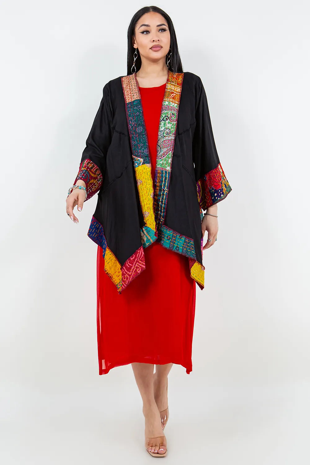 Sterling Style Short Butterfly Jacket - 5782SBJ BLACK/MULTI