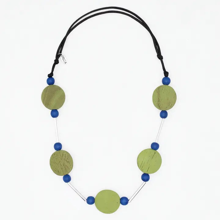 SYLCA Seabreeze Lime Statement Necklace - SD26N03 - LIME