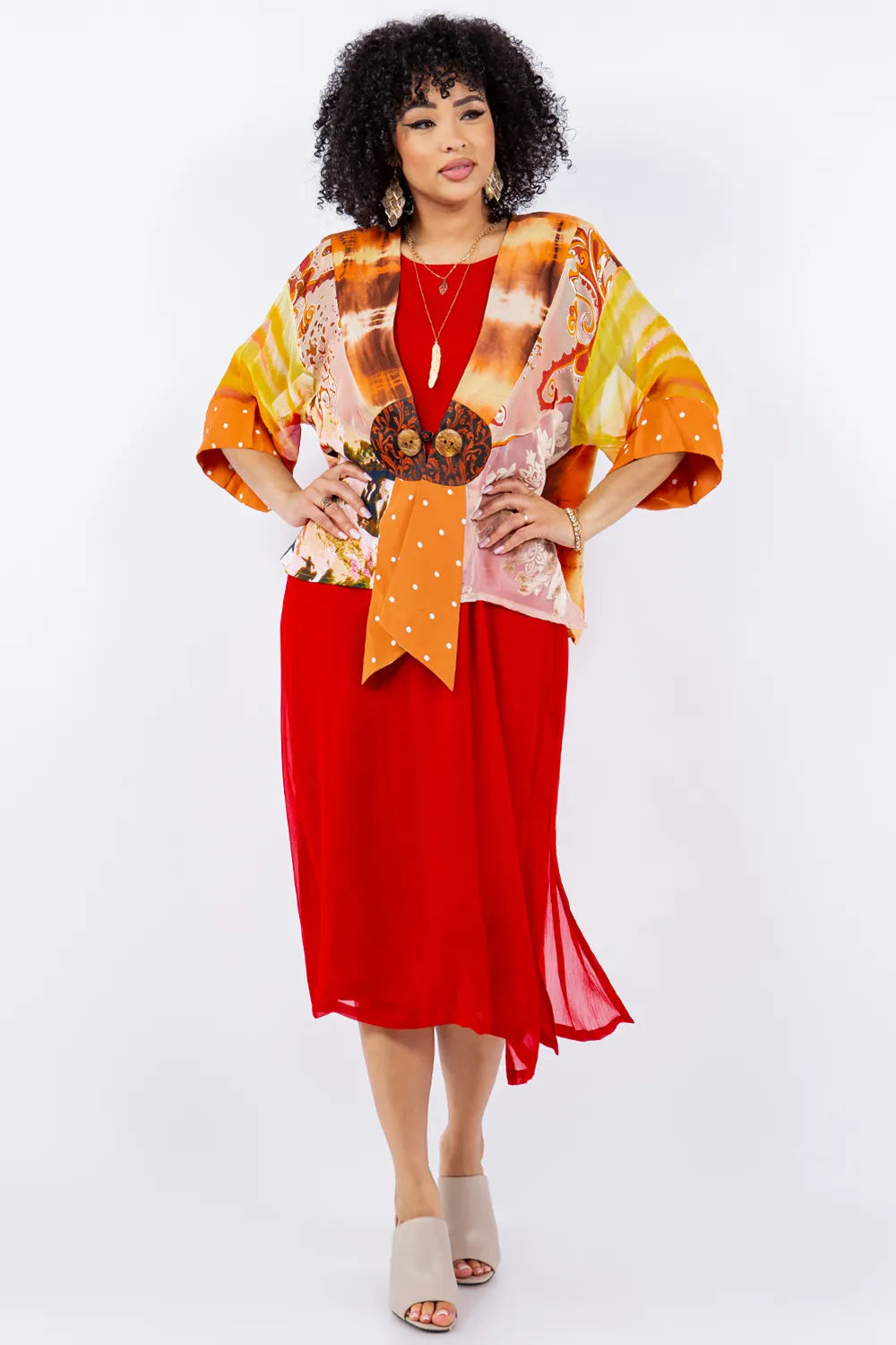 Sterling Style Frog Closure Jacket - 5801J CORAL