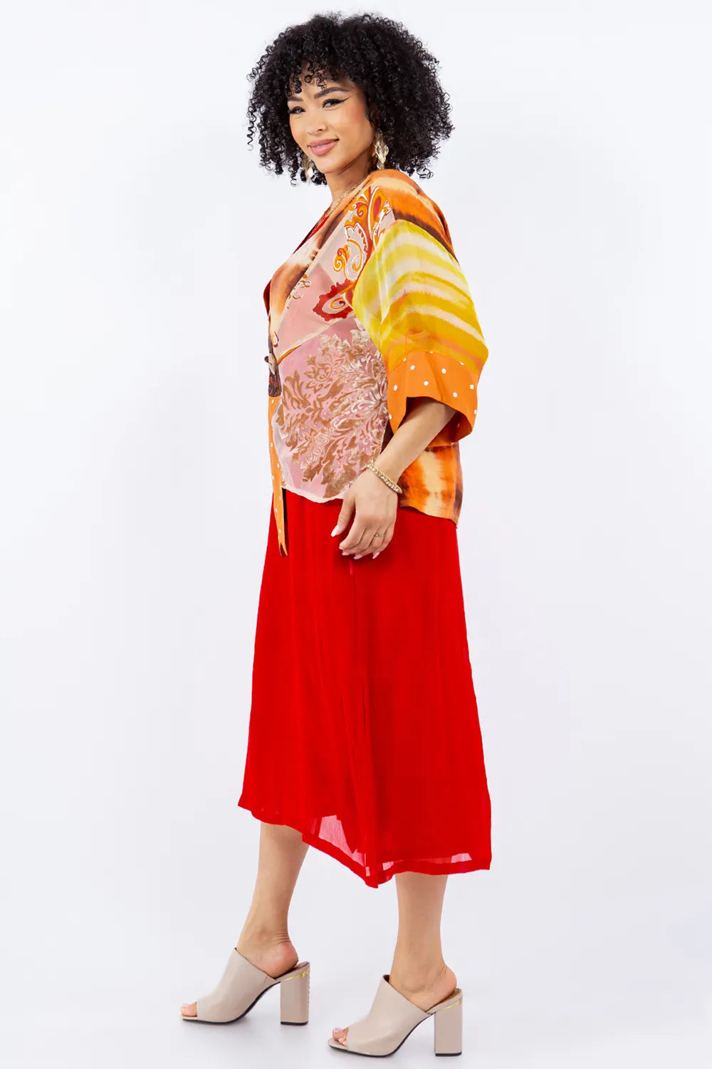 Sterling Style Frog Closure Jacket - 5801J CORAL