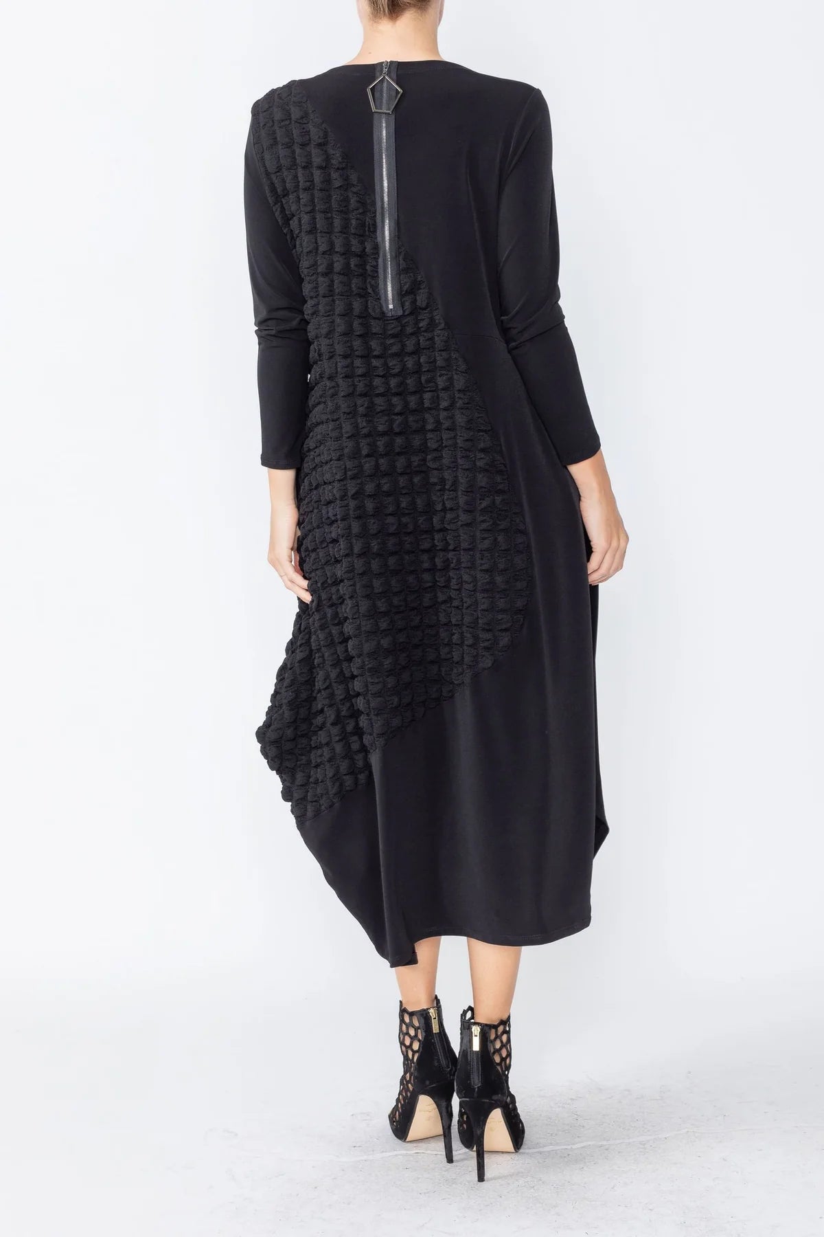 IC Collection Dress - 5813D - BLACK