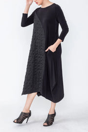 IC Collection Dress - 5814D - BLACK
