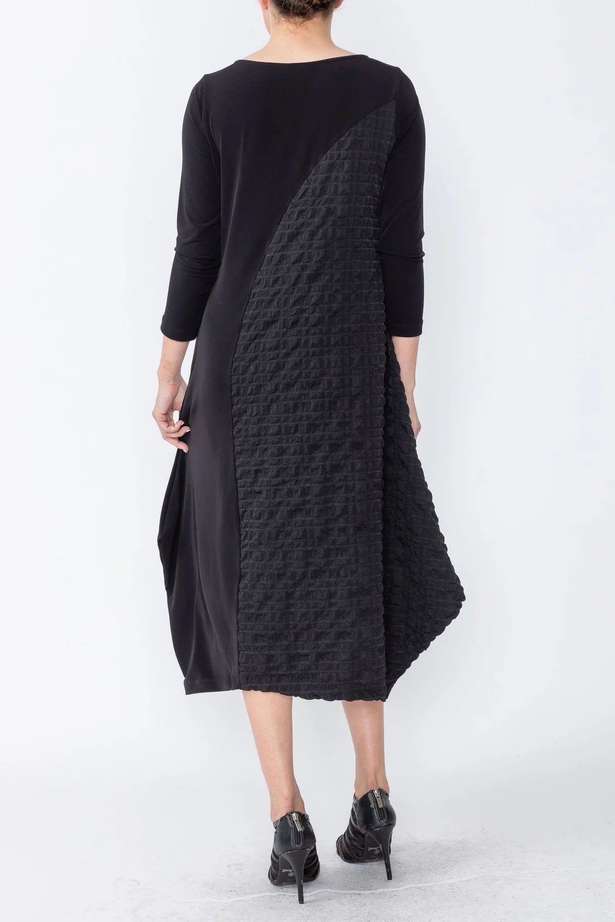 IC Collection Dress - 5814D - BLACK