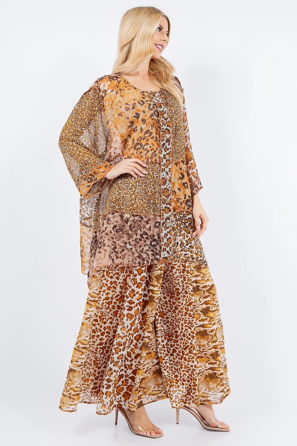 Sterling Style Short Happy Coat - 5816SHC GOLD/TAN
