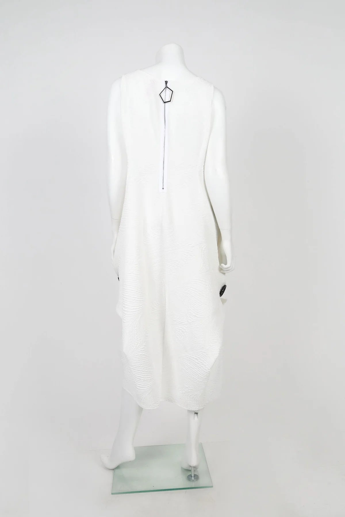 IC COLLECTION Dress- 5842D- WHITE