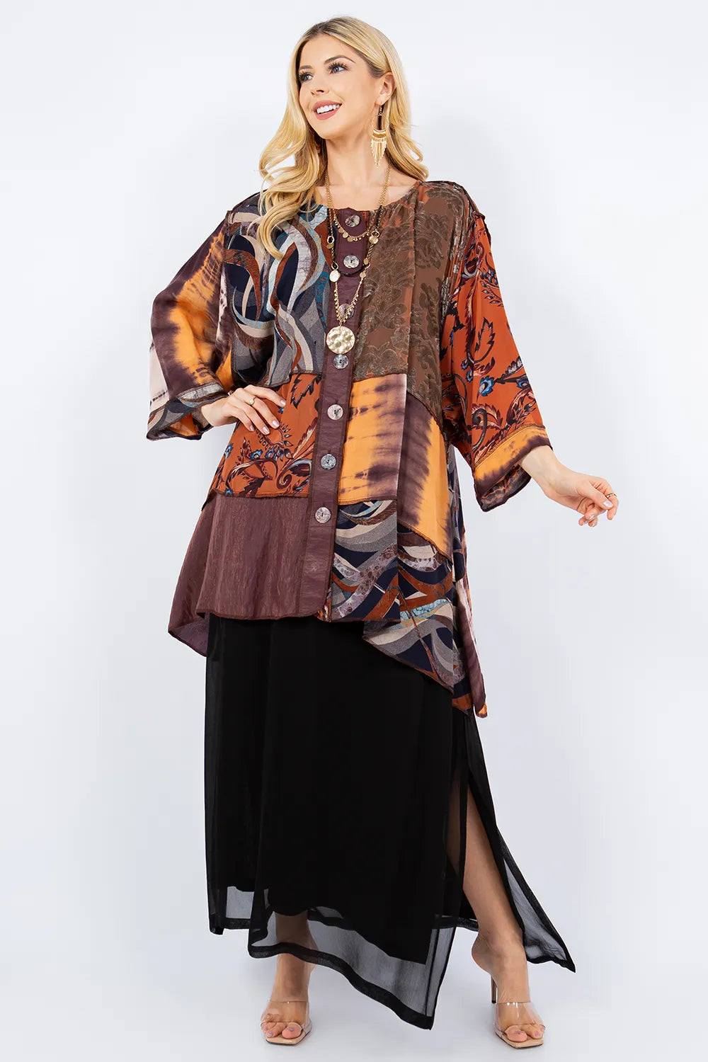 Sterling Style Short Happy Coat - 5846SHC COFFEE