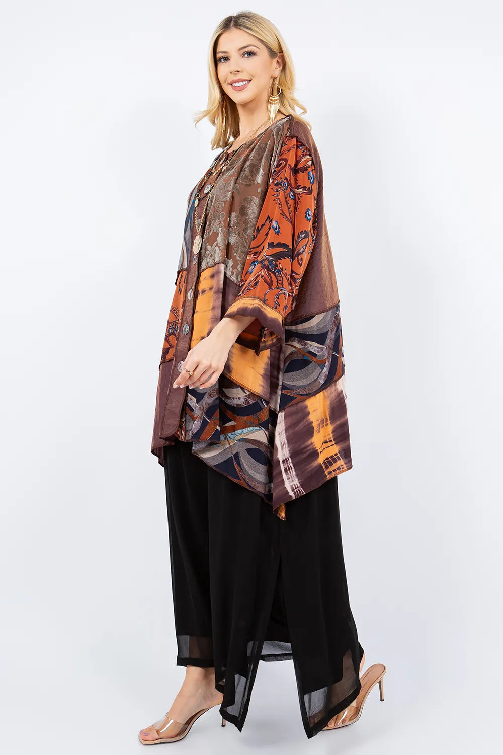 Sterling Style Short Happy Coat - 5846SHC COFFEE