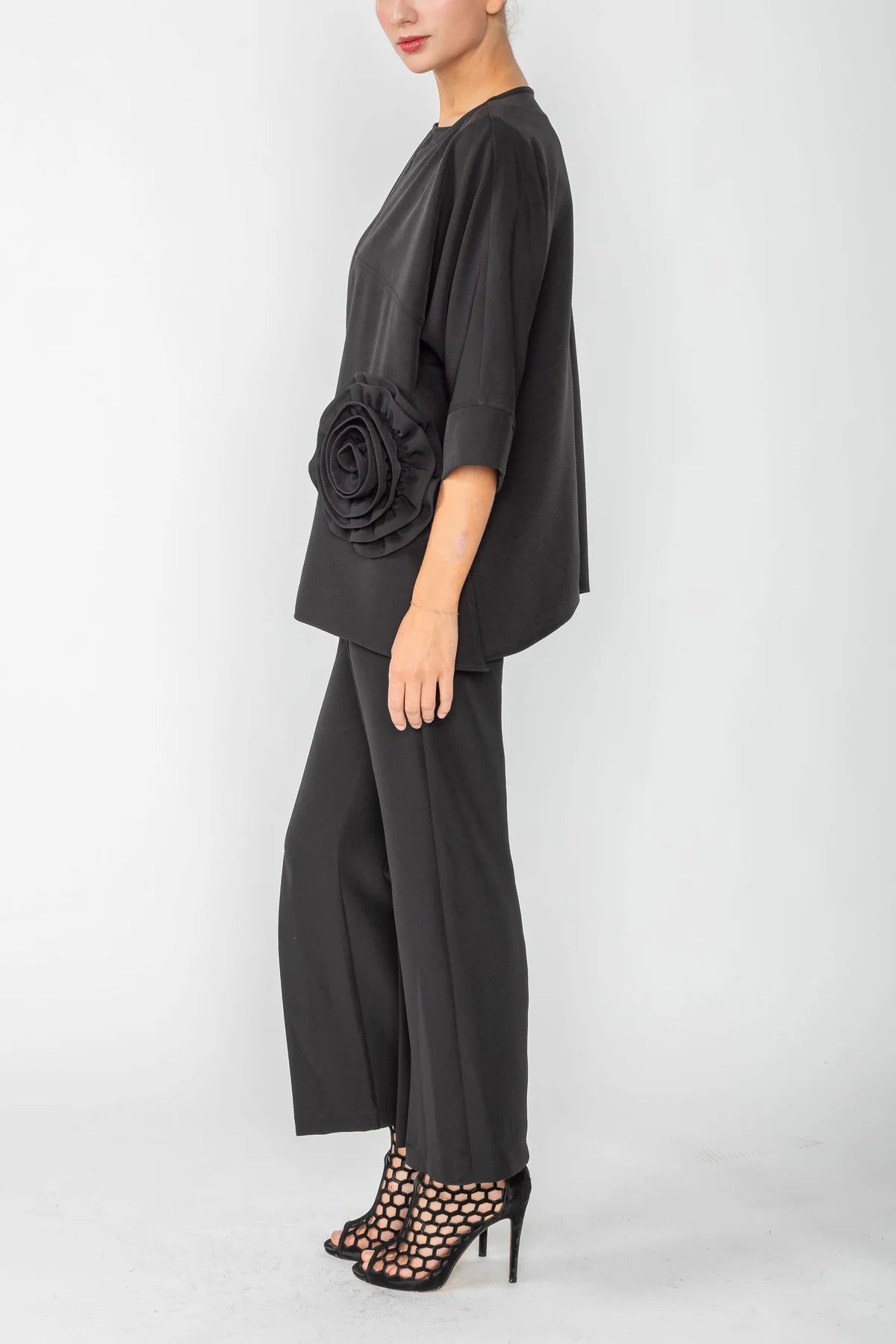 IC COLLECTION Top- 5862T- BLACK