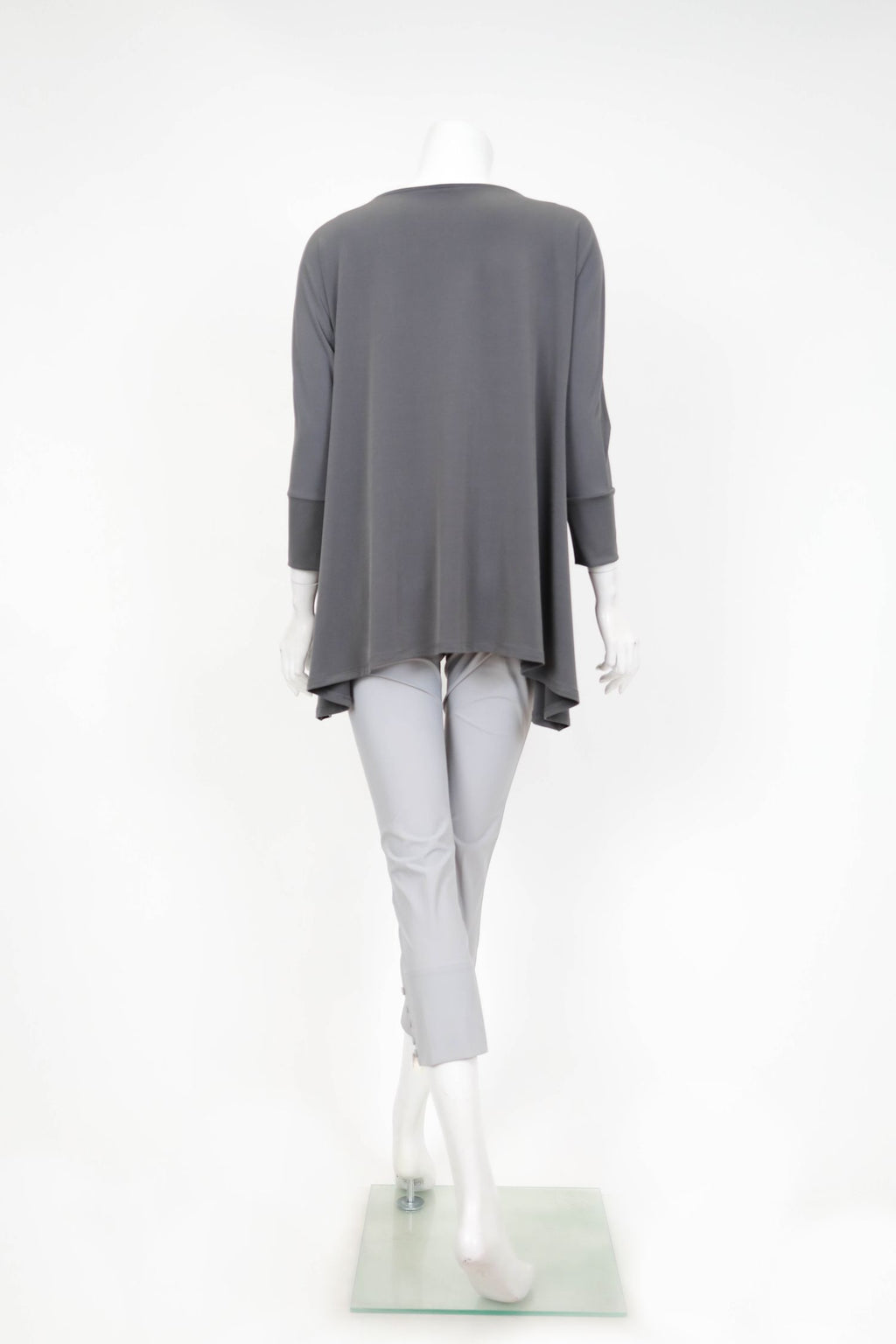 IC COLLECTION Top- 5871T- CHARCOAL