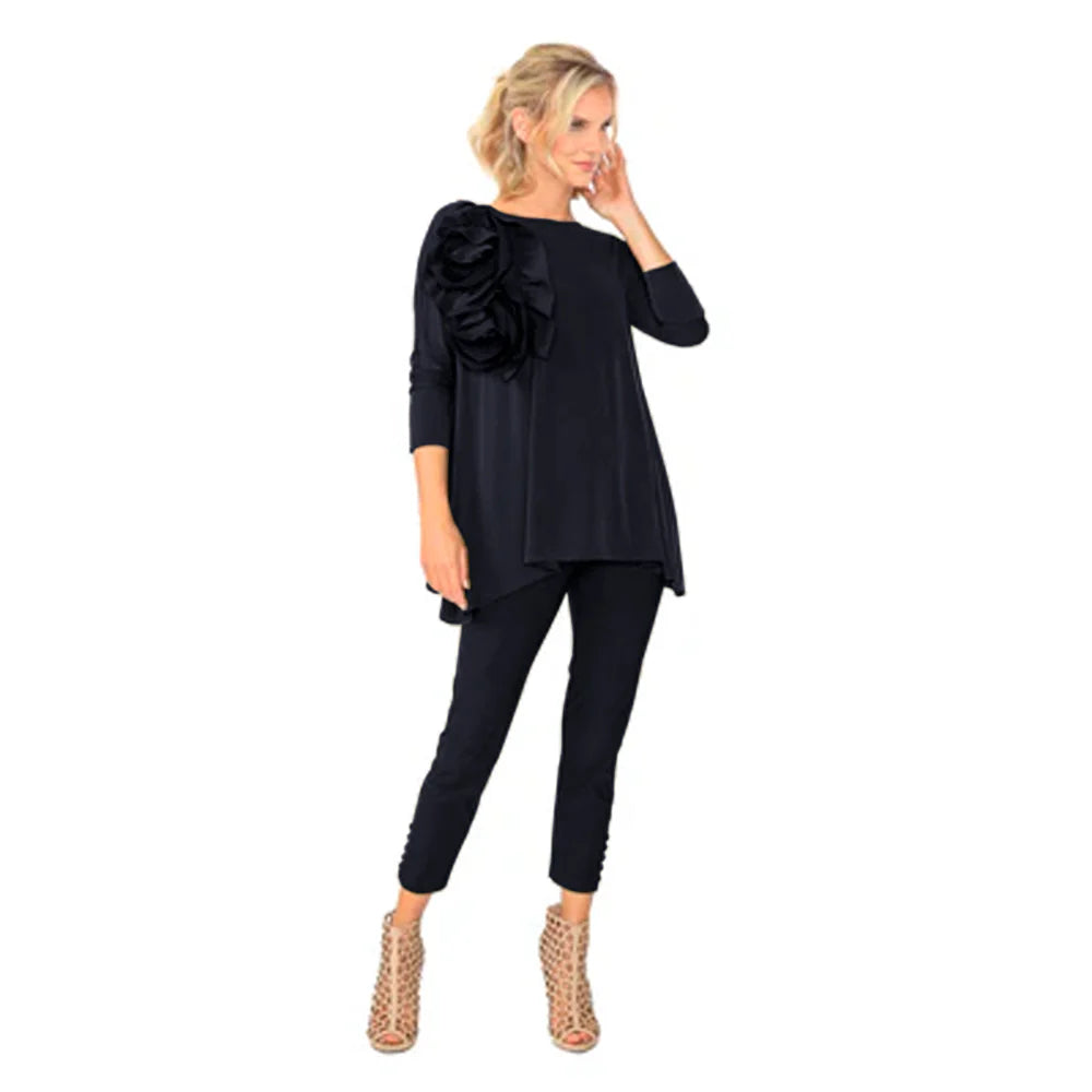 IC COLLECTION Top- 5871T- BLACK