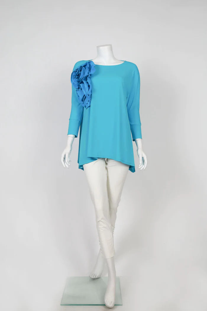 IC COLLECTION Top- 5871T- TURQUOISE