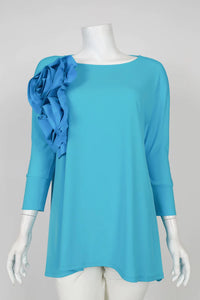 IC COLLECTION Top- 5871T- TURQUOISE